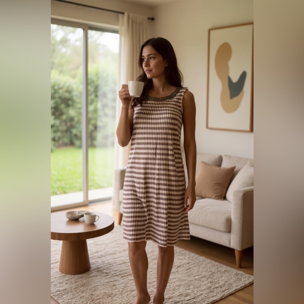 RODIER Elegant Gray Sleeveless Dress size small Used